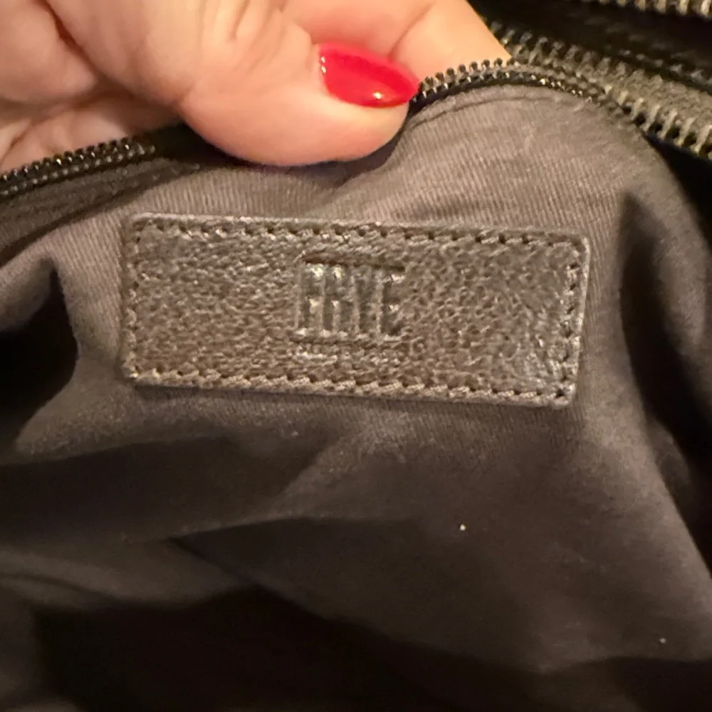 Frye Brown Leather Men's Bag Brief Case Removable Strap